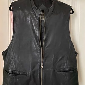 Butter soft North Beach Leather men’s vest.